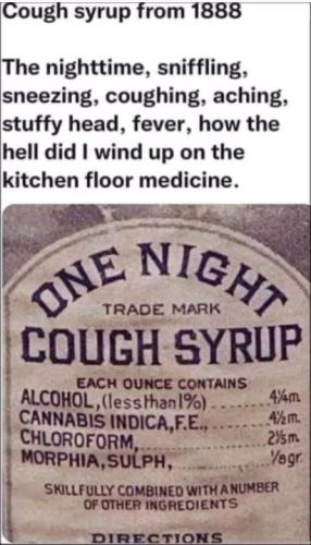 cough syrup