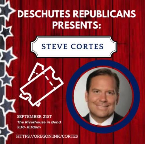 Bend, Oregon - Sep 21, 2022 - Steve Cortes