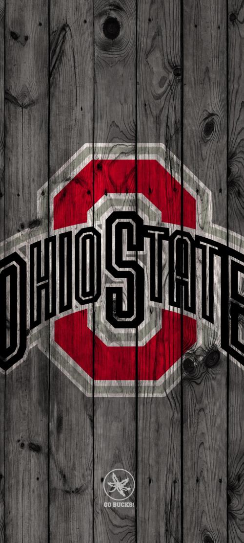 HD OSU Buckeyes Wood