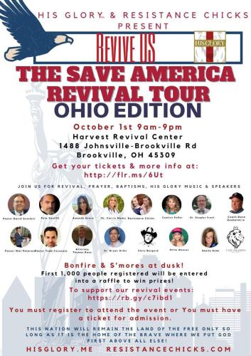 Brookville, Ohio - Oct 1, 2022 - Save America Revival Tour