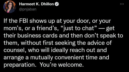 FBI at Door 1