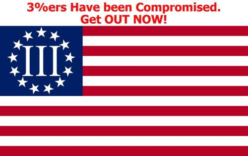 3 Three percenters have been compromised 900px