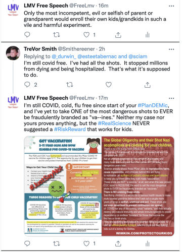 @smithereener Trevor Smith booster club took jab covid free shill answer reply