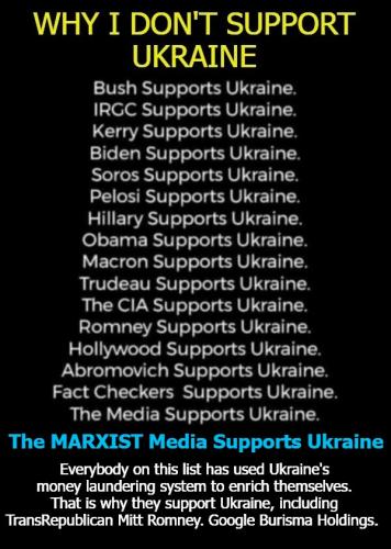 Why I dont support Ukraine