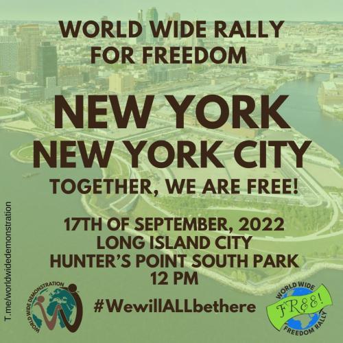 Long Island, New York - Sep 17, 2022 - Freedom Rally