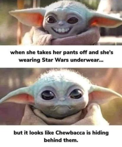 when she takes her pants off