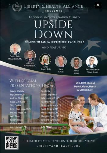 Tampa, Florida - Sep 15-18, 2022 - Liberty Health Aliance - Upside Down