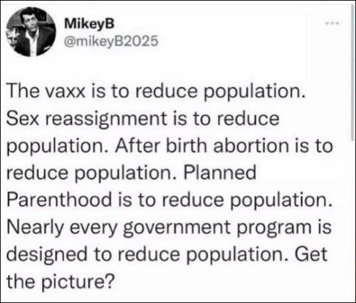 is to reduce the population