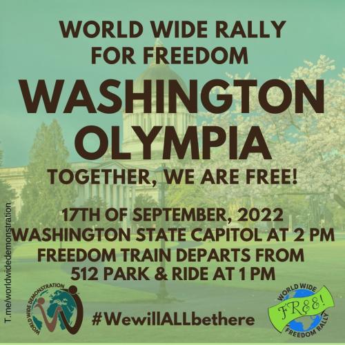 Olympia, Washington - Sep 17, 2022 - Freedom Rally