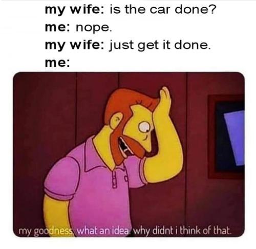 is the car done