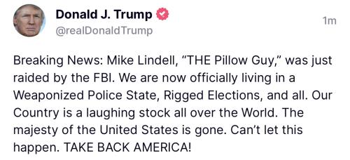 Mike Lindells House Raided by the FBI