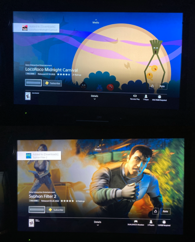 New BC titles for PS4/PS5