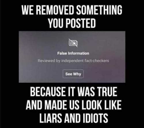 we removed something you posted
