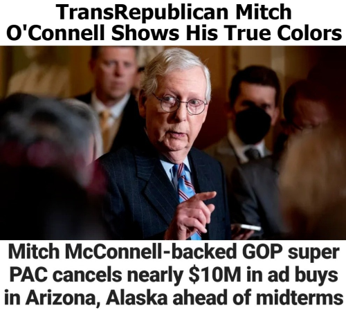 TransRepublican Mitch O'Connell Shows His True Colors