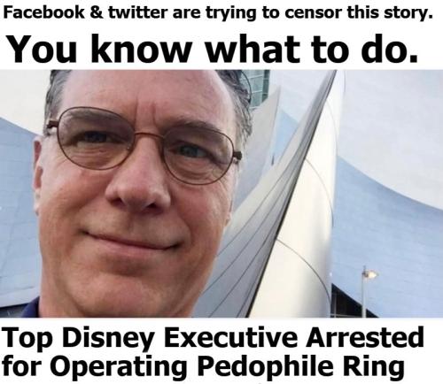 Top Disney executive arrested for operating Pedophile Ring