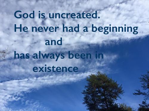 God is uncreated meme