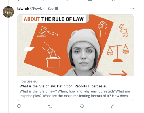 @KdwUh rule of law liberties eu ngo soros german bully anti poland hungary Screen Shot 2022-09-20 at 7.47.49 AM