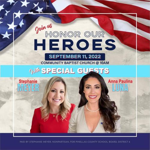 Pinellas Park, Florida - SEpt 11, 2022 -Honor Our Heroes