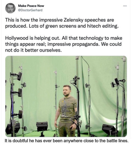 How Zelensky speeches are produced