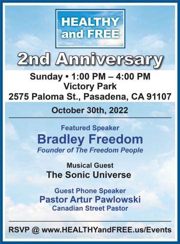 Pasadena, California - Oct 30, 2022 - Healthy and Free Picnic Meeting