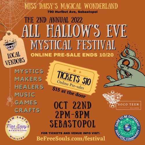 Sebastopol, California - Oct 22, 2022 - All Hallows Eve Festival