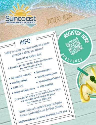 Southern California - Suncoast Prep Academy Homeschool