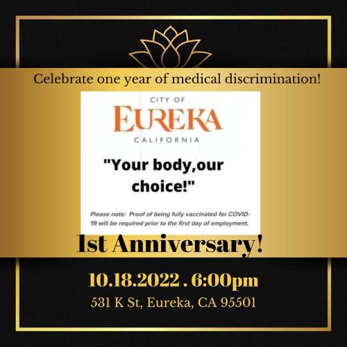 Eureka, California - Oct 18, 2022 - Your Body, Your Choice