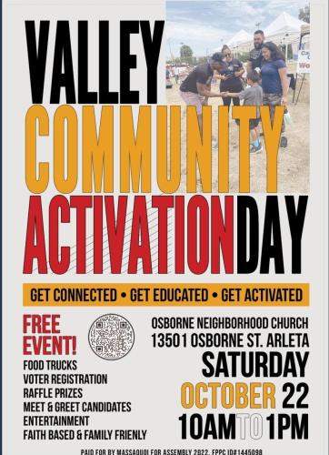 Arleta, California - Oct 22, 2022 - Community Activation Day