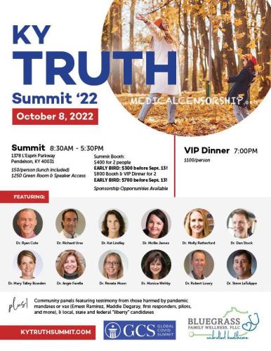 Pendelton, Kentucky - Oct 8, 2022 - KY Truth Summit