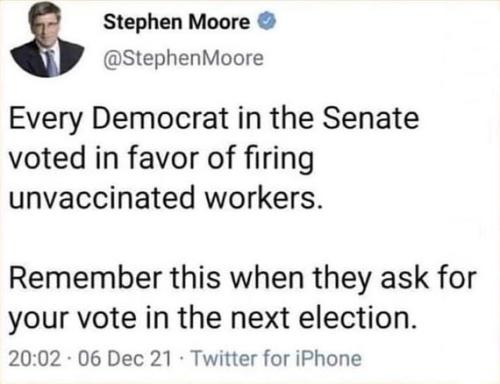 voted to fire unvaxxed employees
