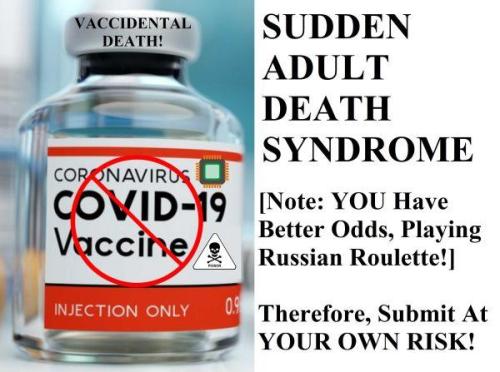 SADS vax death in adults