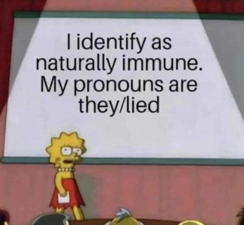 I identify as naturally immune