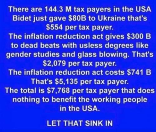 taxpayers have paid23