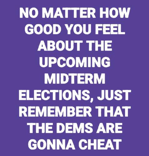 dems gonna cheat