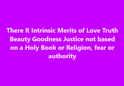 Intrinsic Merits