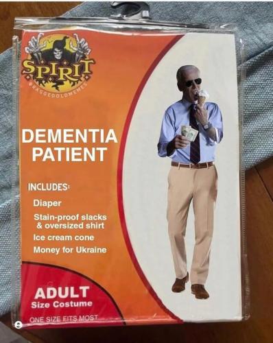 Dementia Patient Halloween costume