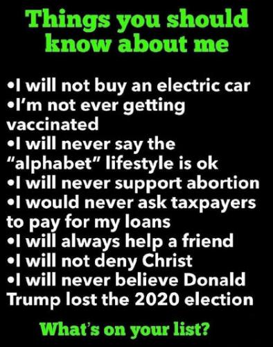 things you should know about me