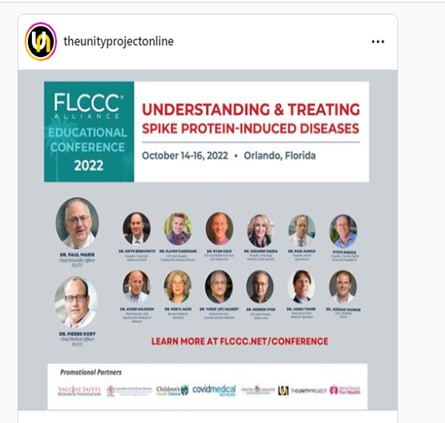 Orlando, Florida - Oct 14 - 16, 2022 - Understanding and Treating Spike Protein-Induced Disease