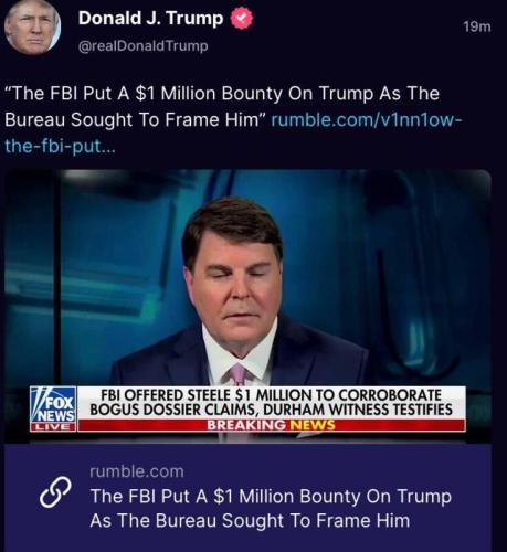 FBI Trump Bounty