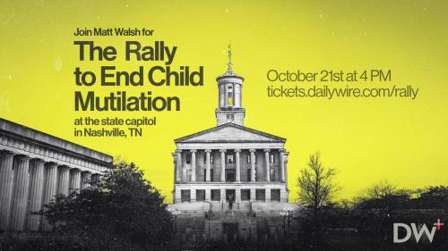 Nashville, Tennessee - Oct 21, 2022 - Rally to End Child Mutilation