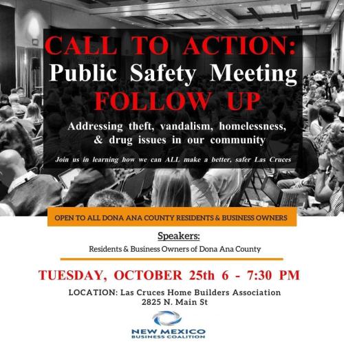 Las Cruces, New Mexico - Oct 25, 2022 - Public Safety Follow up Meeting