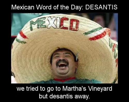 Mexican word of the day desantis