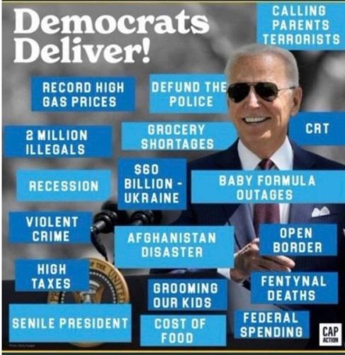 #Biden delivered ALL BAD THINGS