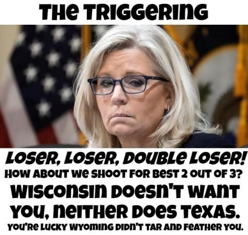 The Triggering Liz Cheney Loser Loser