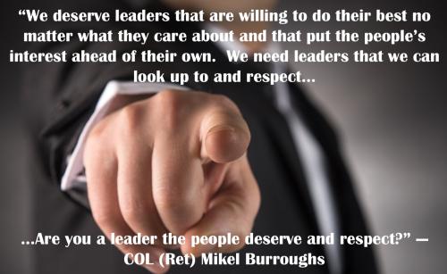 1-A Great Leader We Deserve