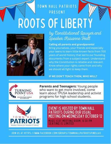 Pinellas County, Florida - Oct 12, 2022 - Roots of Liberty