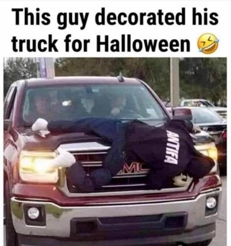 How to decorate your truck for Halloween