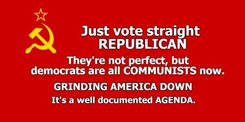Just vote straight republican