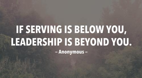 1-Leadership that is Serving