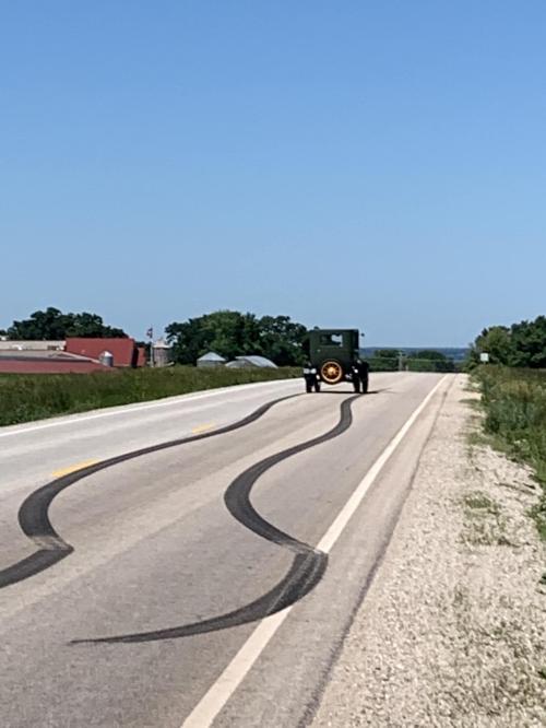 Model T leaving POSI burnout